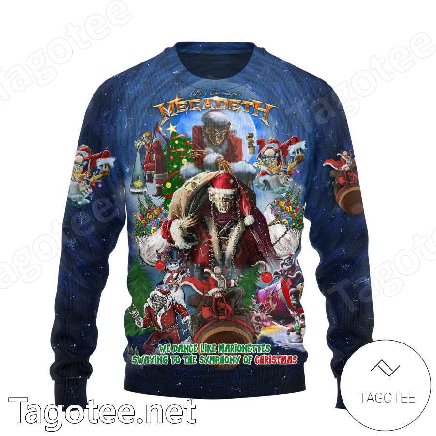 Merry Christmas From Megadeth We Dance Like Marionettes T-shirt, Hoodie b