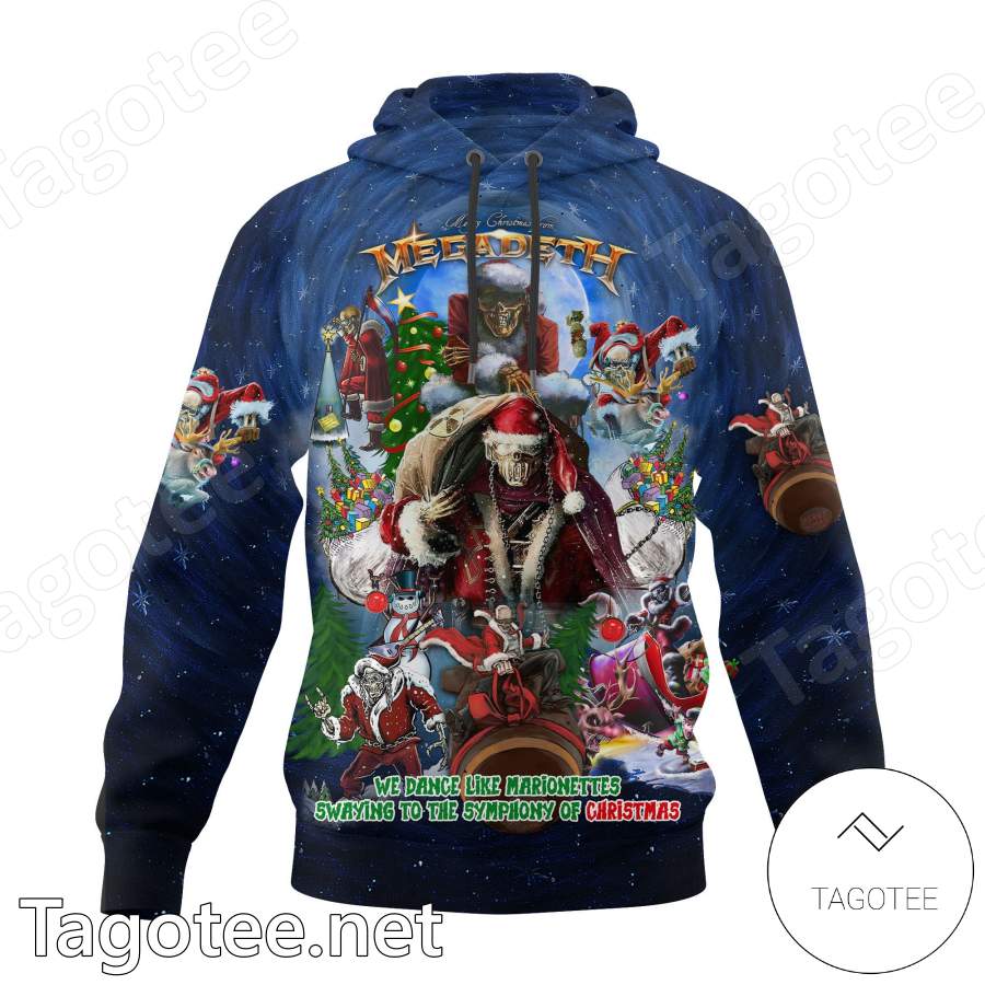 Merry Christmas From Megadeth We Dance Like Marionettes T-shirt, Hoodie