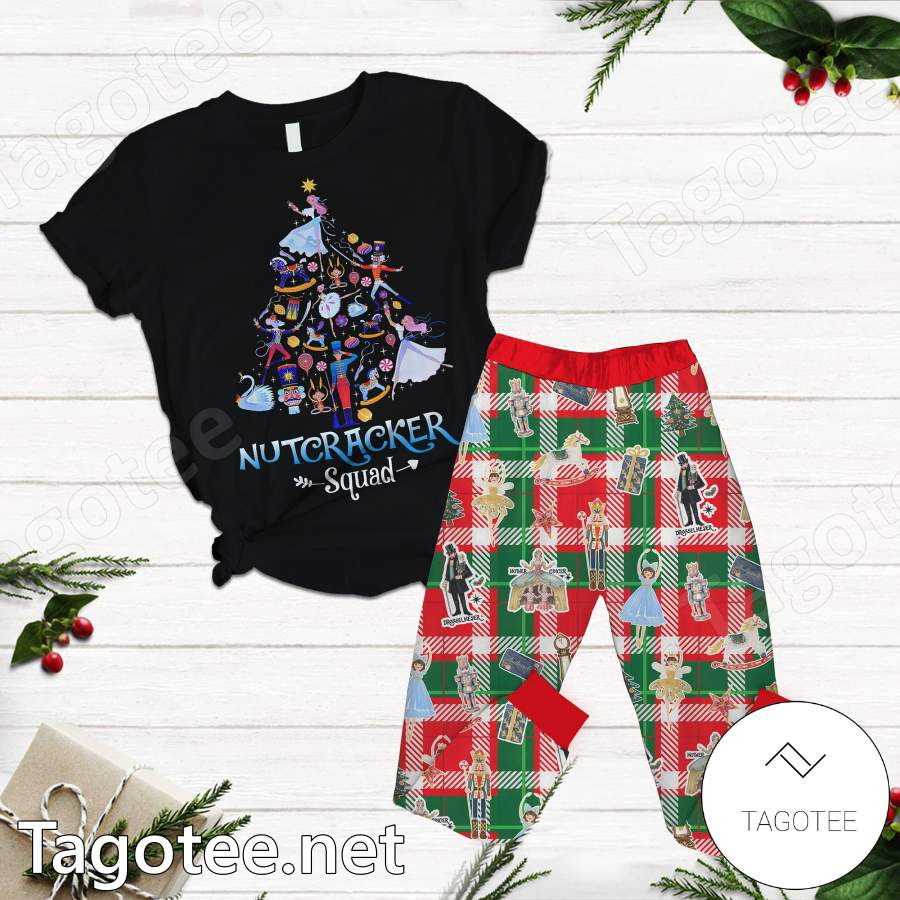 Nutcracker Squad Christmas Tree Pajamas Set