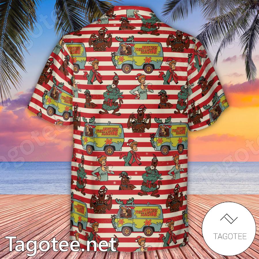 Scooby Doo Shaggy Rogers The Mystery Machine Christmas Hawaiian Shirt c