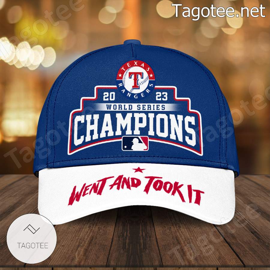 Texas Rangers 2023 World Series Champions Went And Took It Cap