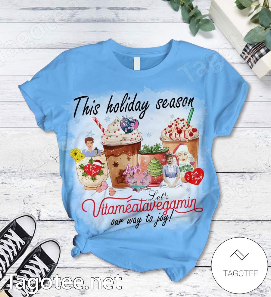 This Holiday Season Let's Vitameatavegamin Our Way To Joy Pajamas Set a