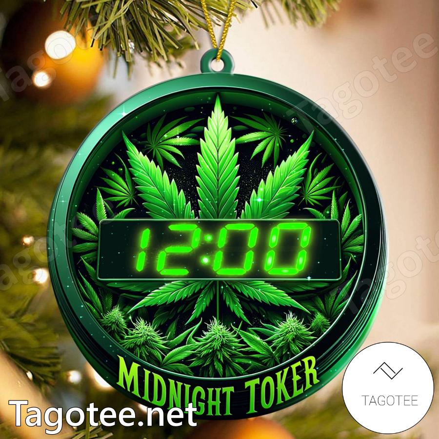 Weed Midnight Toker Ornament