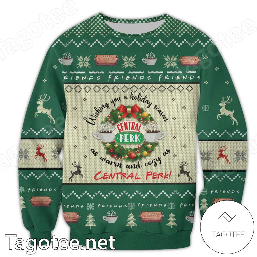 Wishing You A Holiday Season As Warm And Cozy As Central Perk Sweater a