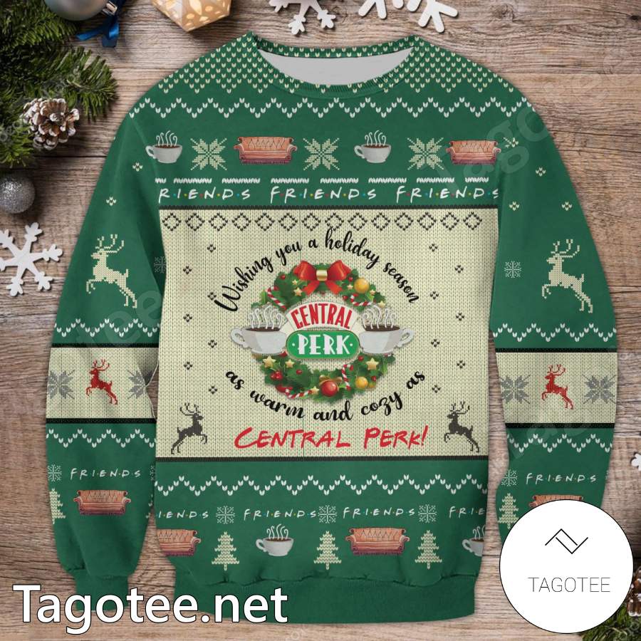 Wishing You A Holiday Season As Warm And Cozy As Central Perk Sweater