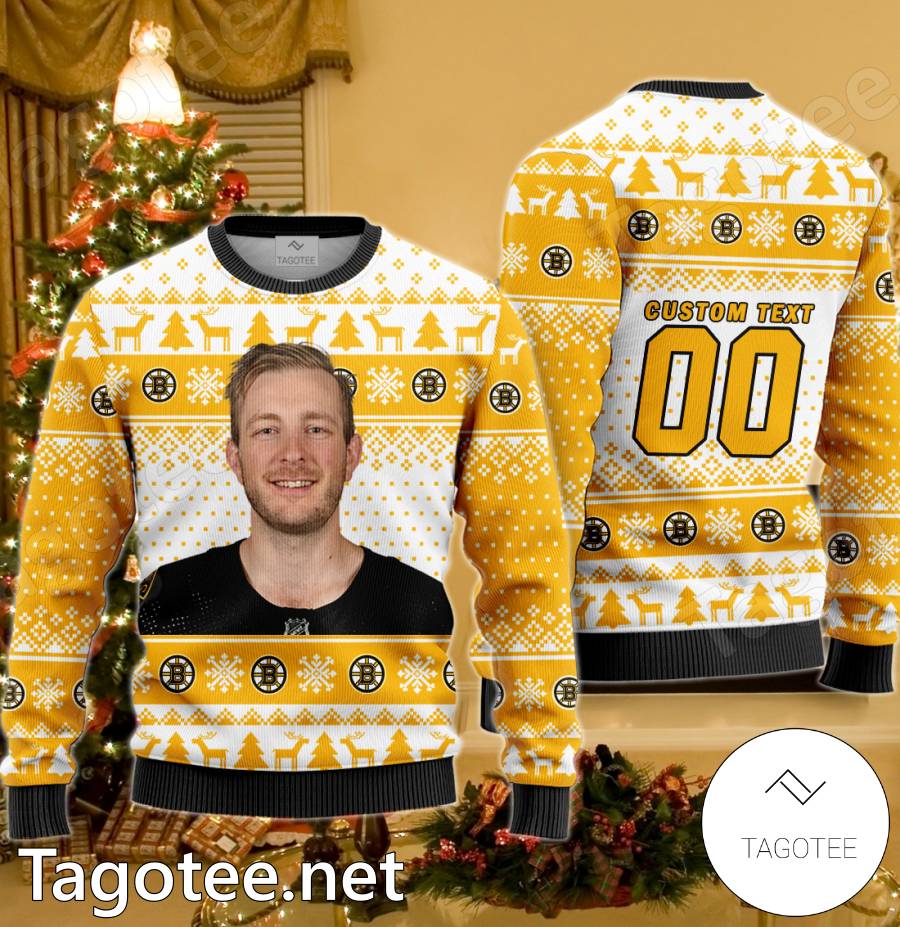 Linus Ullmark Boston Bruins Christmas Sweater - Tagotee