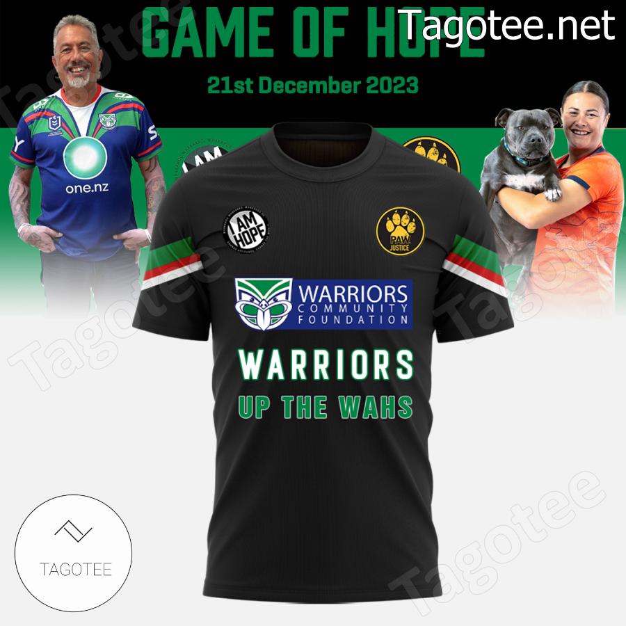 New Zealand Warriors Game Of Hope Up The Wahs Shirt a